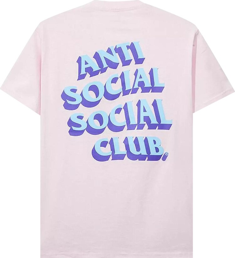 Anti Social Social Club Popcorn Tee Pale Pink