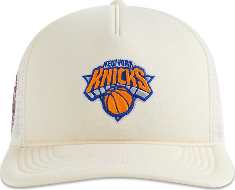 Kith For 47 New York Knicks Hitch Foam Trucker Hat Sandrift