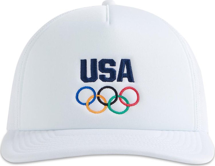 Kith For Team USA Nolan Trucker Hat White