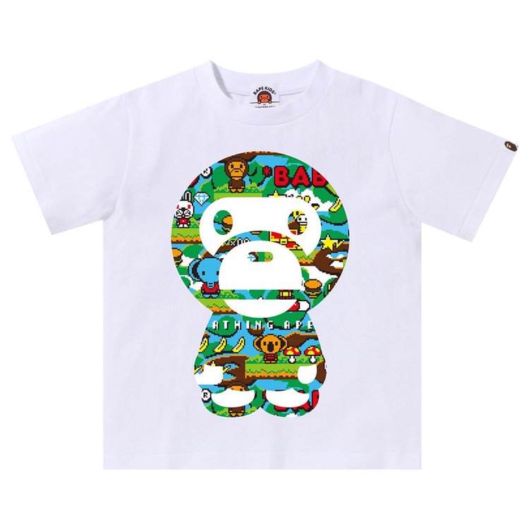 BAPE Baby Milo Game Big Baby Milo Tee White