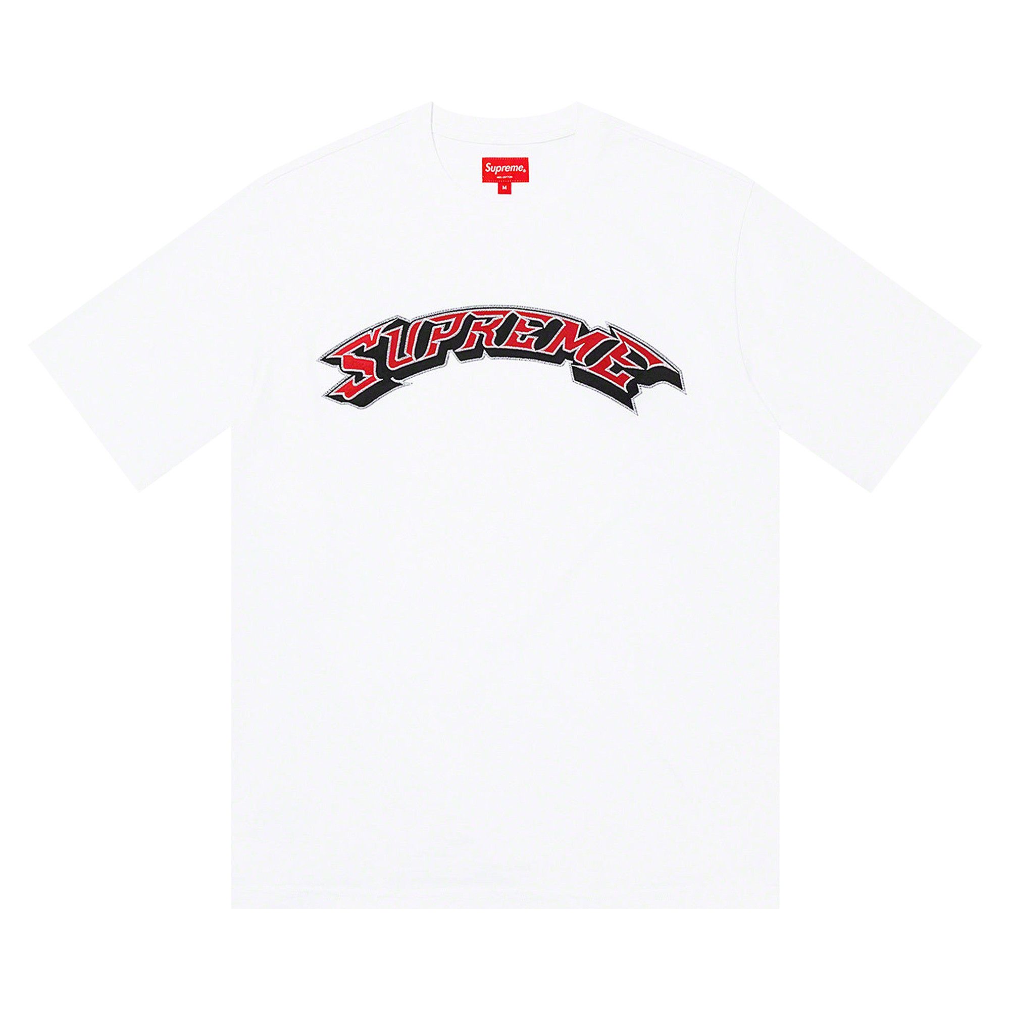 Buy Supreme Appliqué Arc Short-Sleeve Top 'White' - SS22KN70