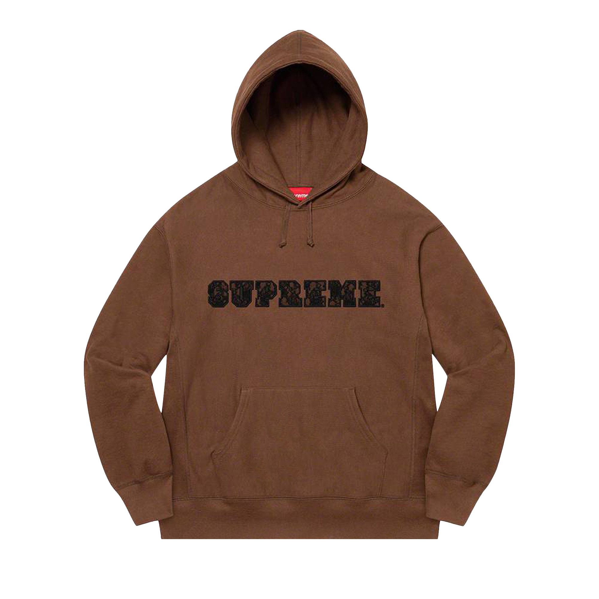 Buy Supreme Lace Hooded Sweatshirt 'Dark Brown' - SS22SW12 DARK