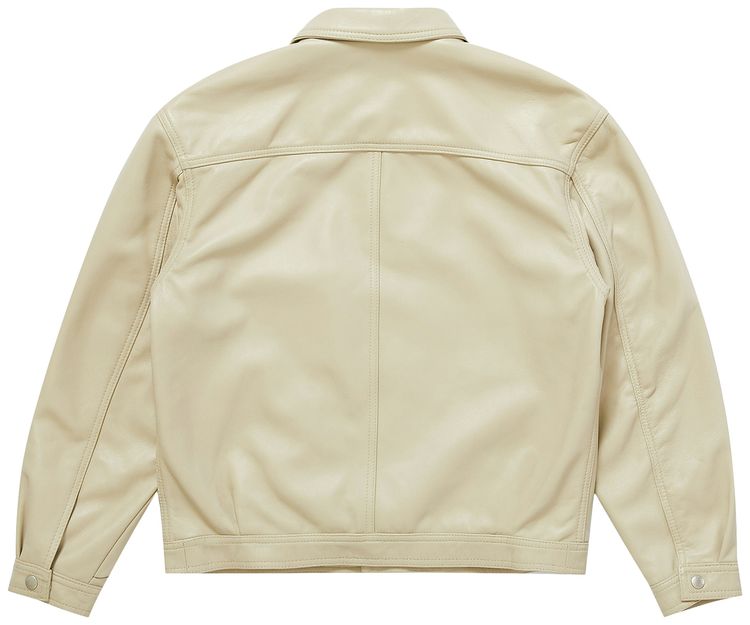 Supreme x Schott Leather Work Jacket Tan