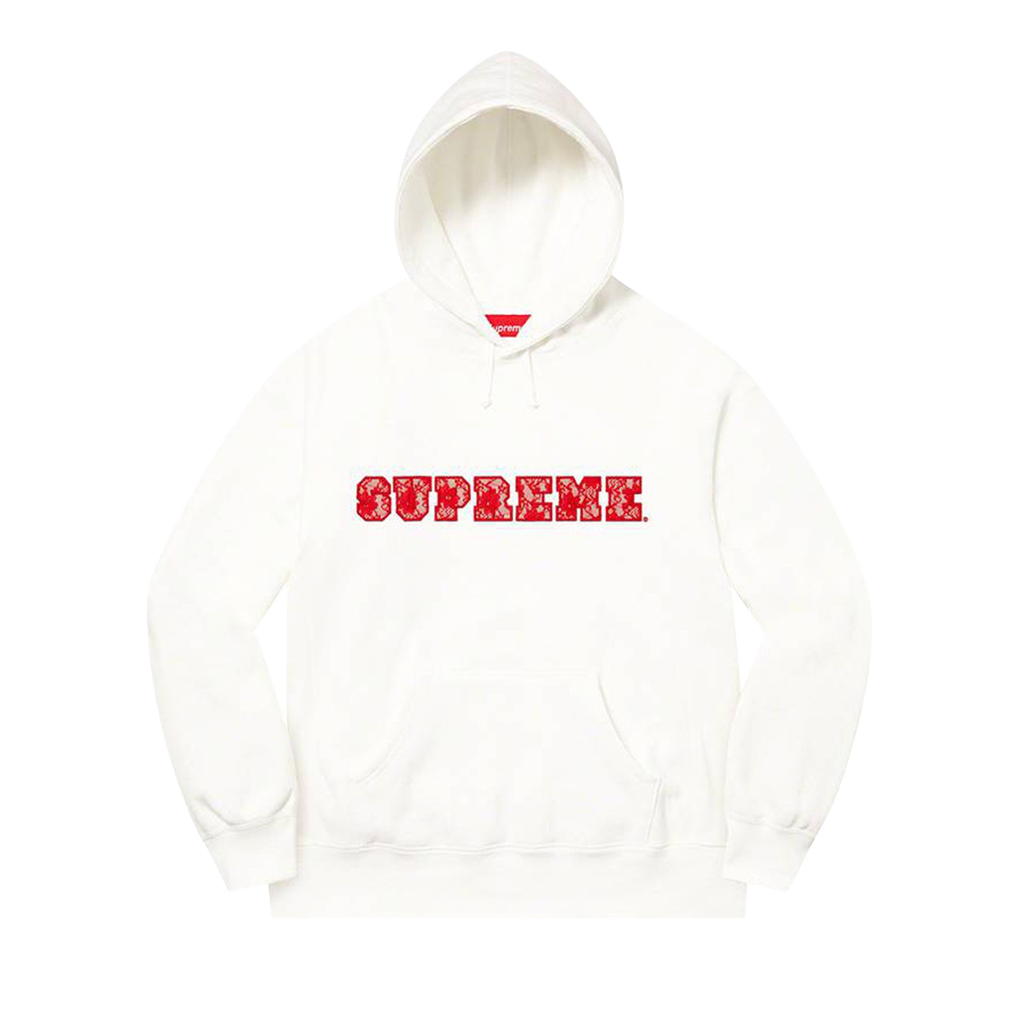 トップス Supreme Lace Hooded Sweatshirt L Buy Supreme Lace Hooded Sweatshirt 'White' - SS22SW12 WHITE | GOAT