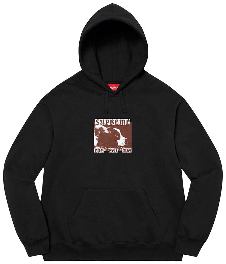 Buy Supreme Dog Eat Dog Hooded Sweatshirt 'Black' SS22SW64 BLACK