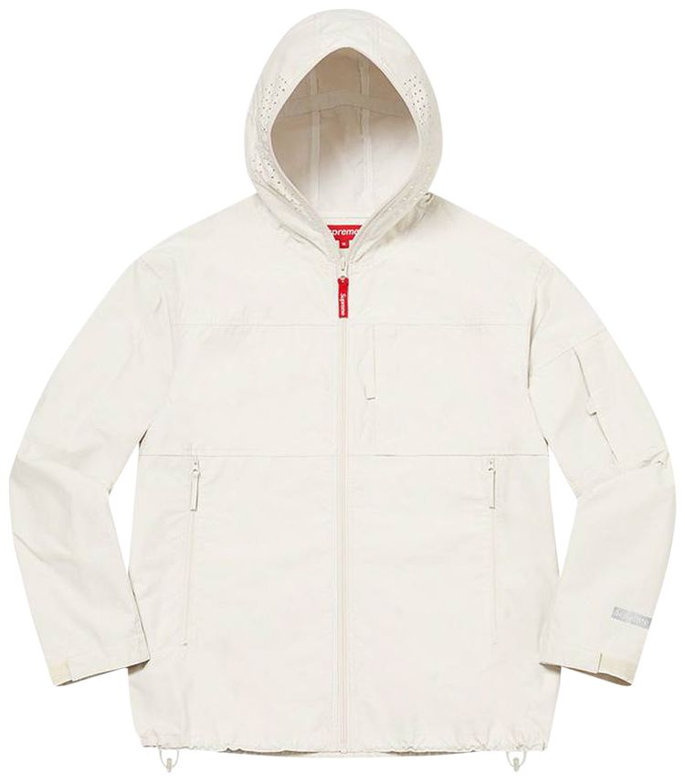 Supreme Full Zip Facemask Jacket Stone