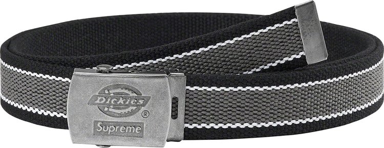 Supreme x Dickies Stripe Webbing Belt Black