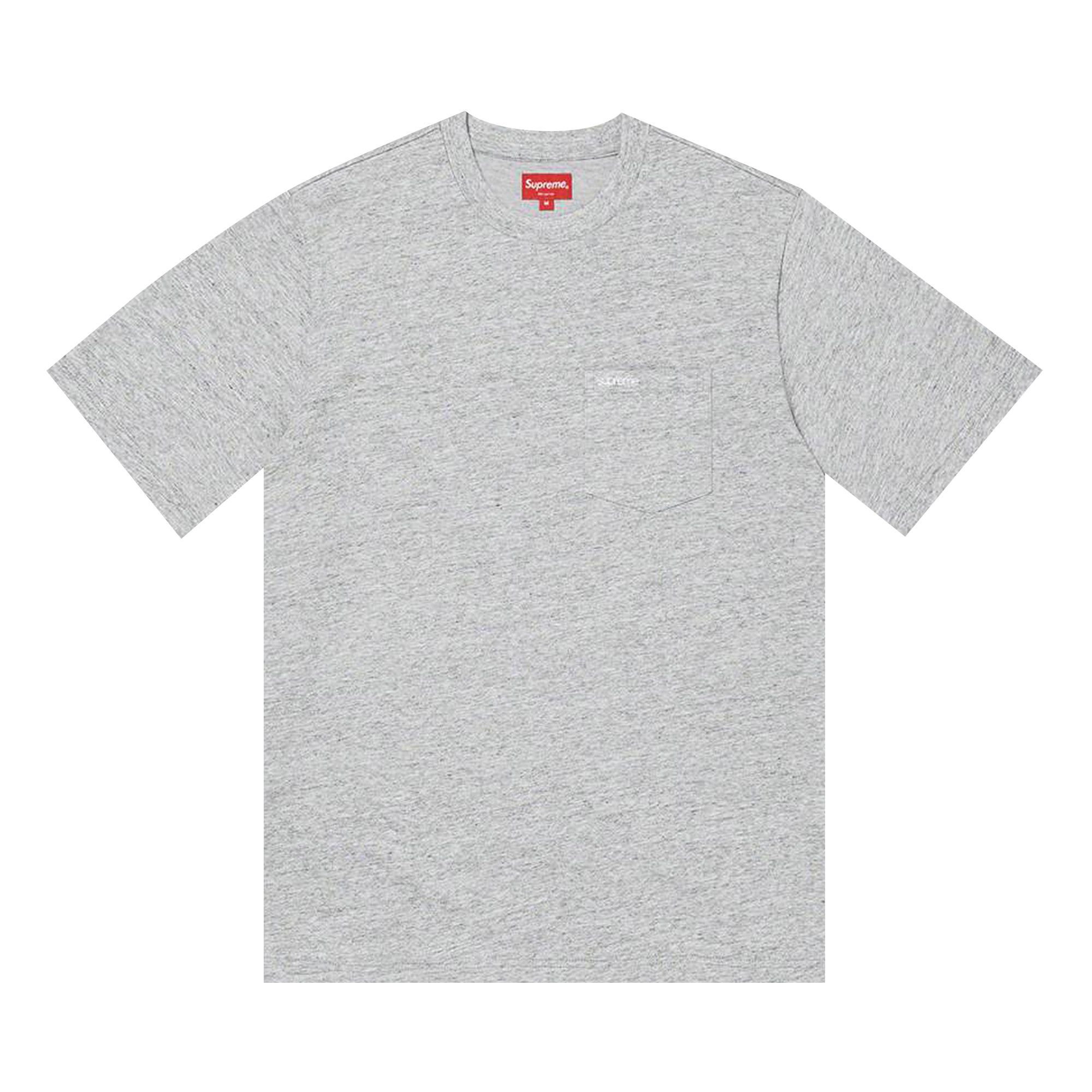 Buy Supreme Short-Sleeve Pocket Tee 'Heather Grey