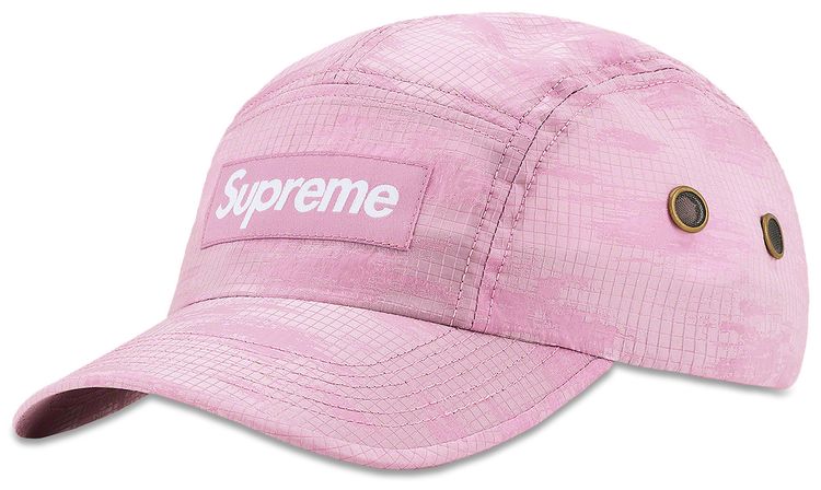 Supreme Broken Camo Camp Cap Purple