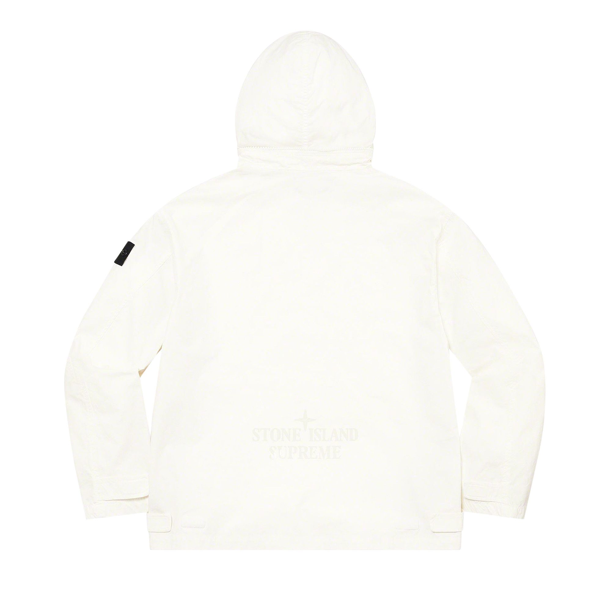Stone island supreme hoodie white discount