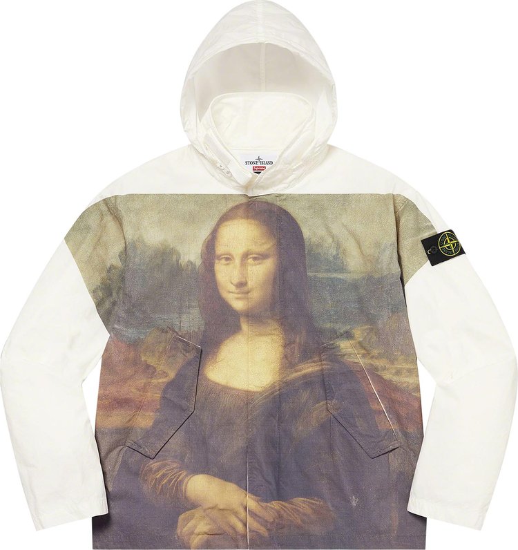 Supreme x Stone Island Cotton Cordura Shell Jacket Mona Lisa