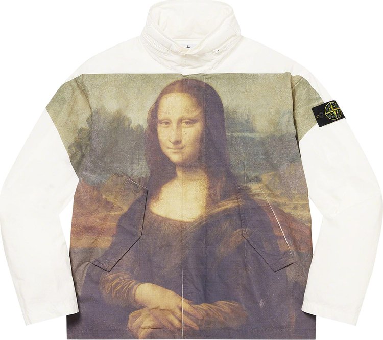 Supreme x Stone Island Cotton Cordura Shell Jacket Mona Lisa