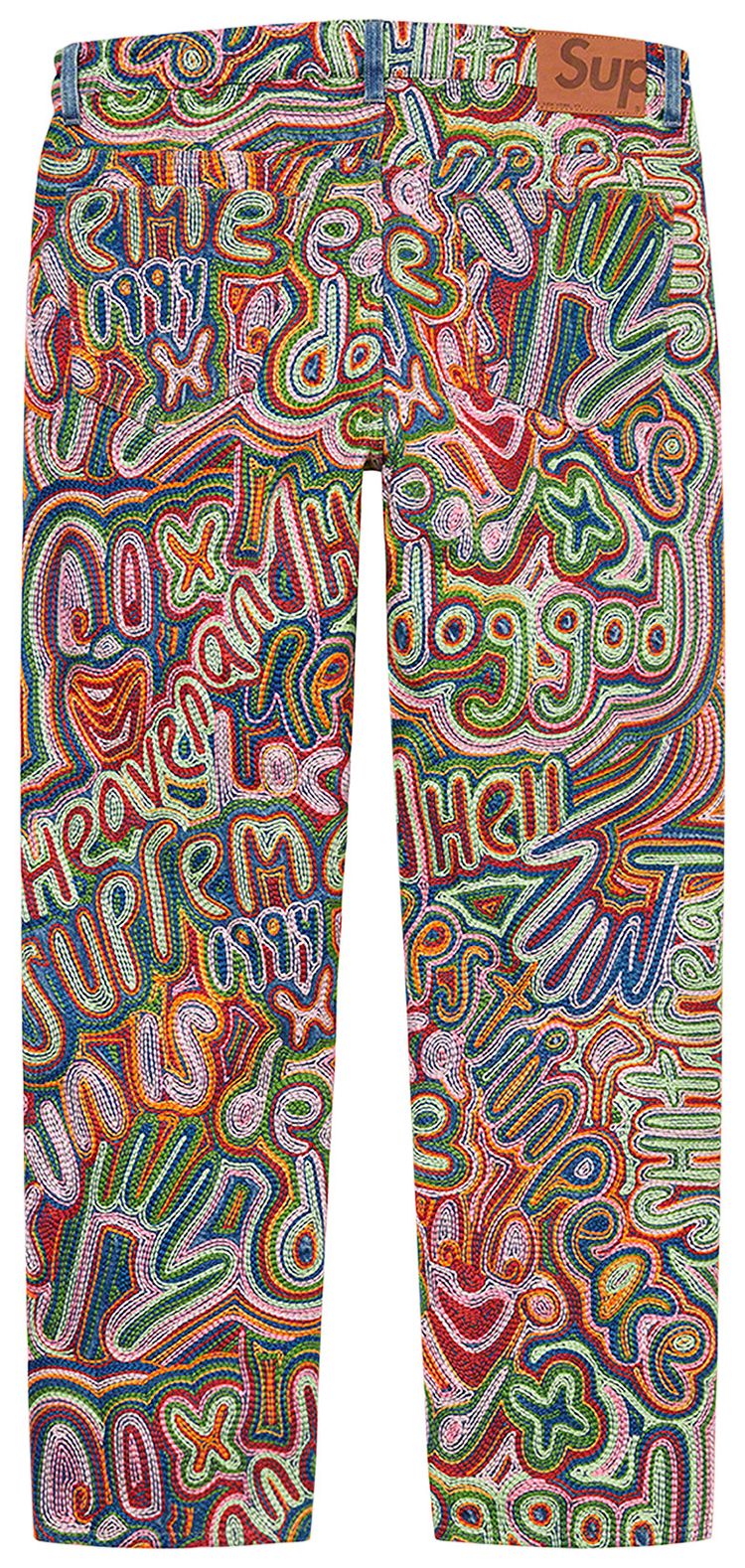 Supreme Chainstitch Regular Jean Multicolor