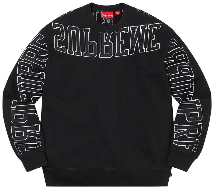 Supreme Multi Arc Crewneck Black