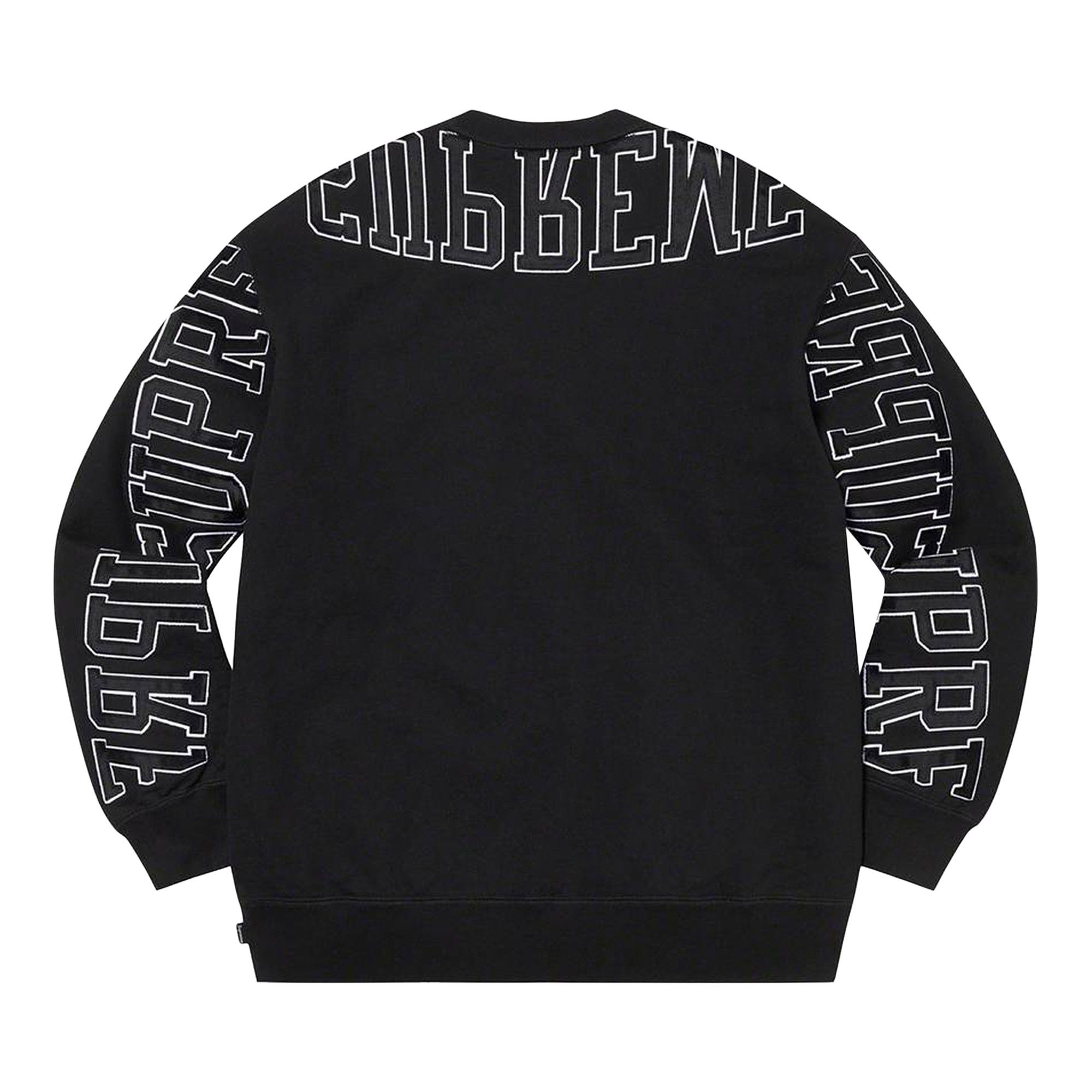Size m Supreme Multi Arc Crewneck 'Black'