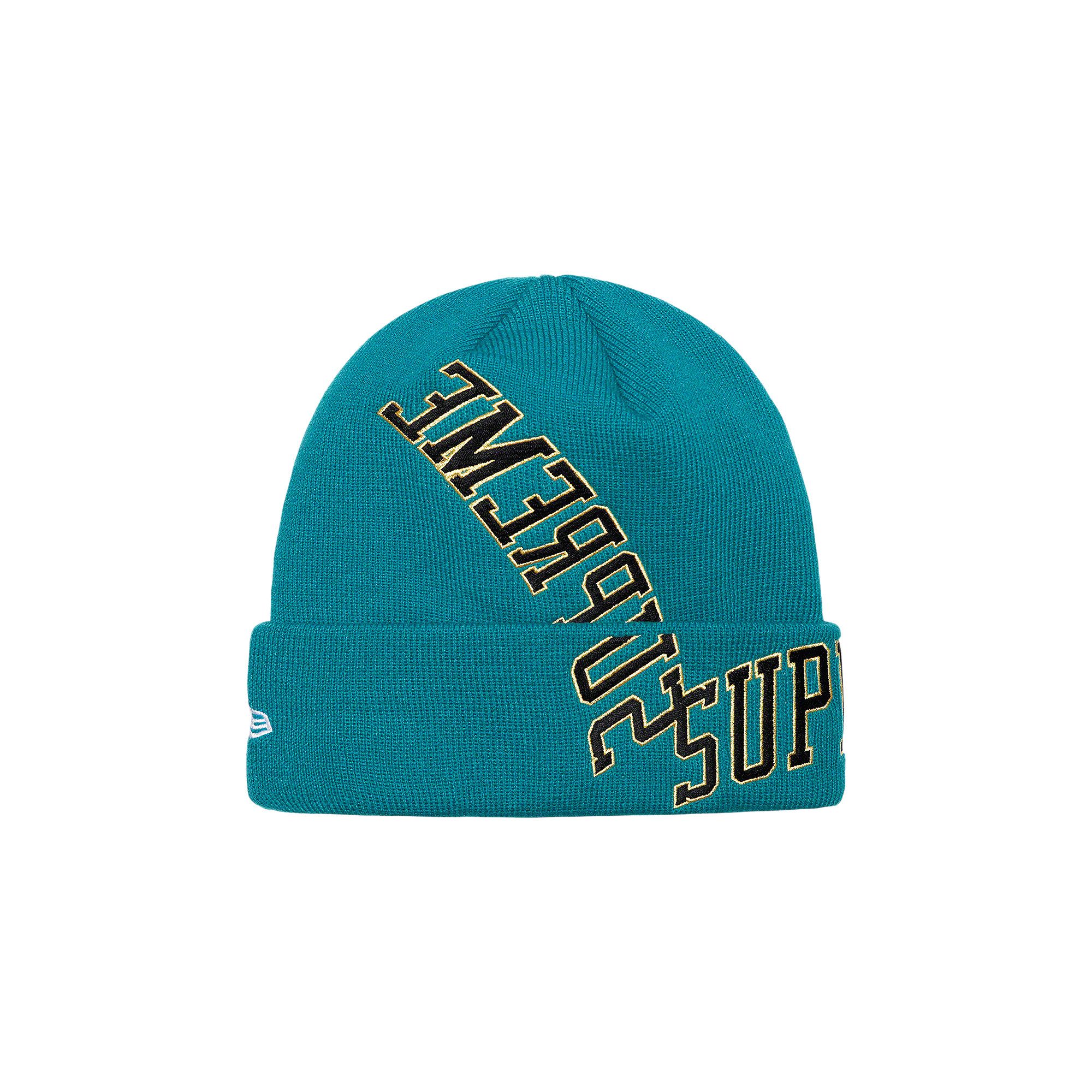 Buy Supreme x New Era Multi Arc Beanie 'Teal' - SS22BN8 TEAL | GOAT