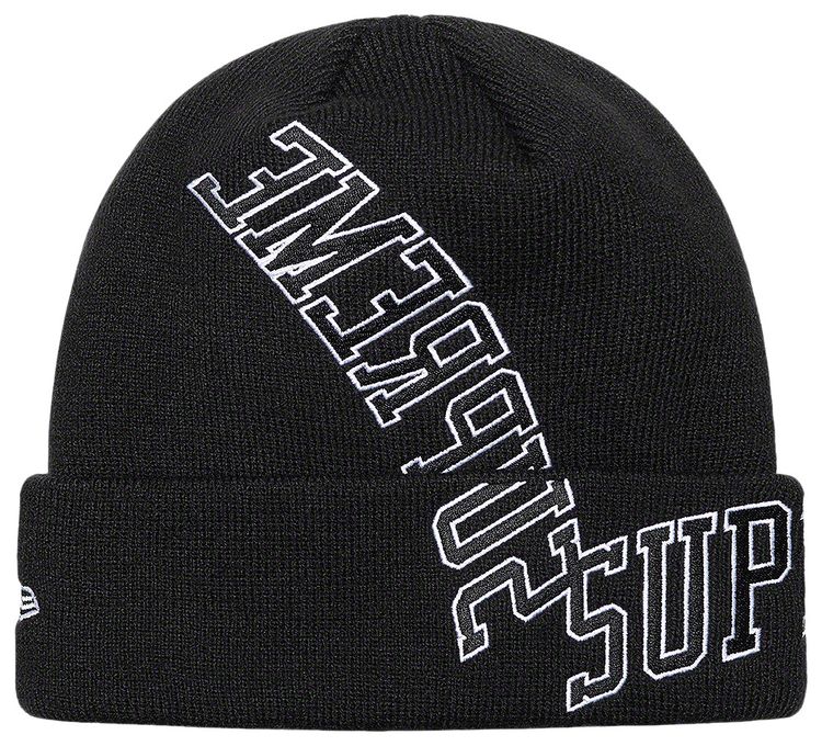 Supreme x New Era Multi Arc Beanie Black