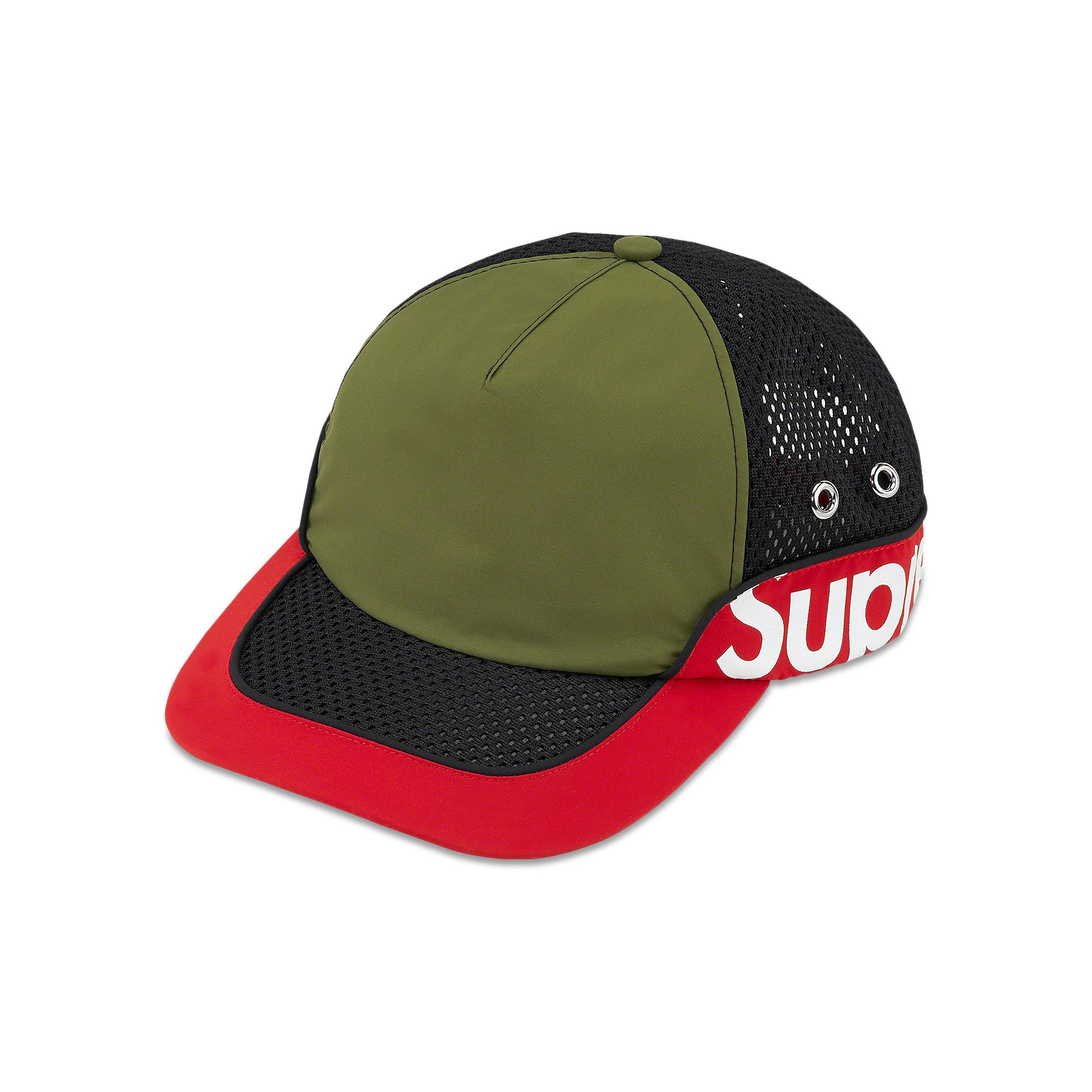 Buy Supreme Side Logo 5-Panel 'Olive' - SS22H84 OLIVE | GOAT