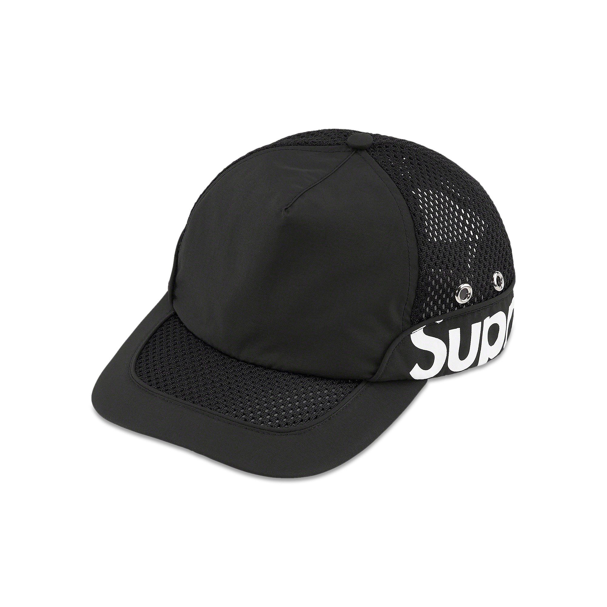 Buy Supreme Side Logo 5-Panel 'Black' - SS22H84 BLACK | GOAT
