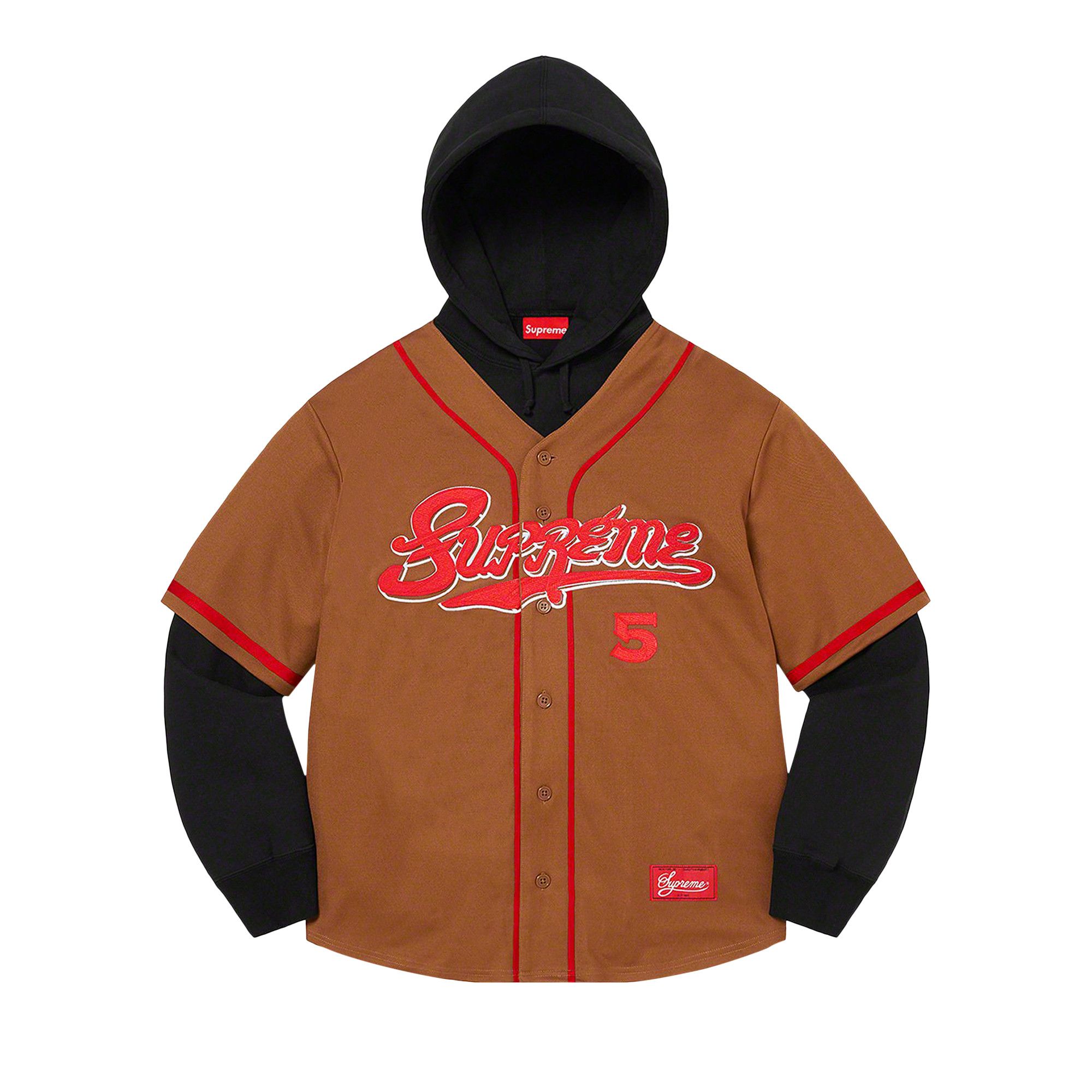 Supreme jersey hoodie best sale
