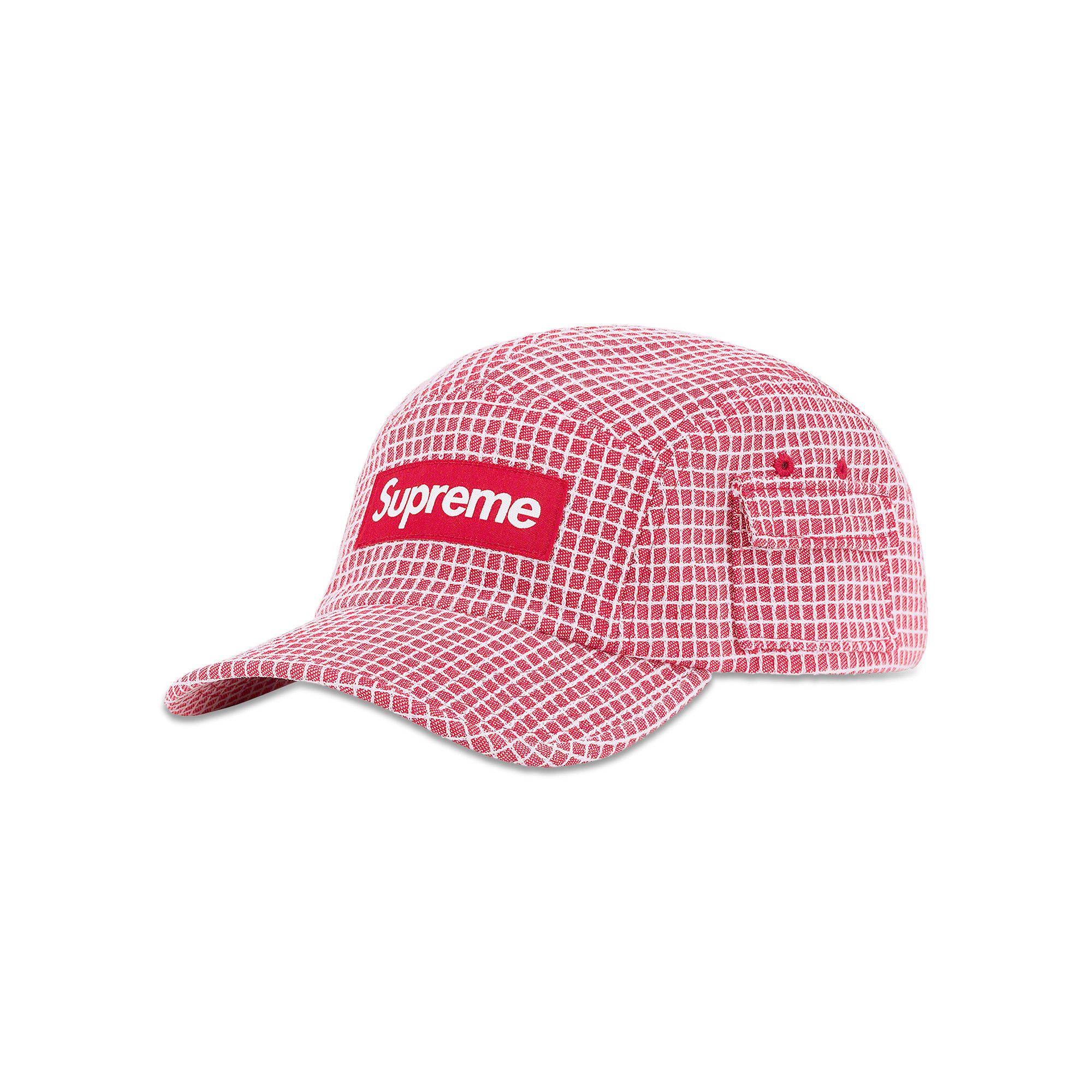 Buy Supreme Denim Ripstop Camp Cap 'Red' - SS22H56 RED | GOAT