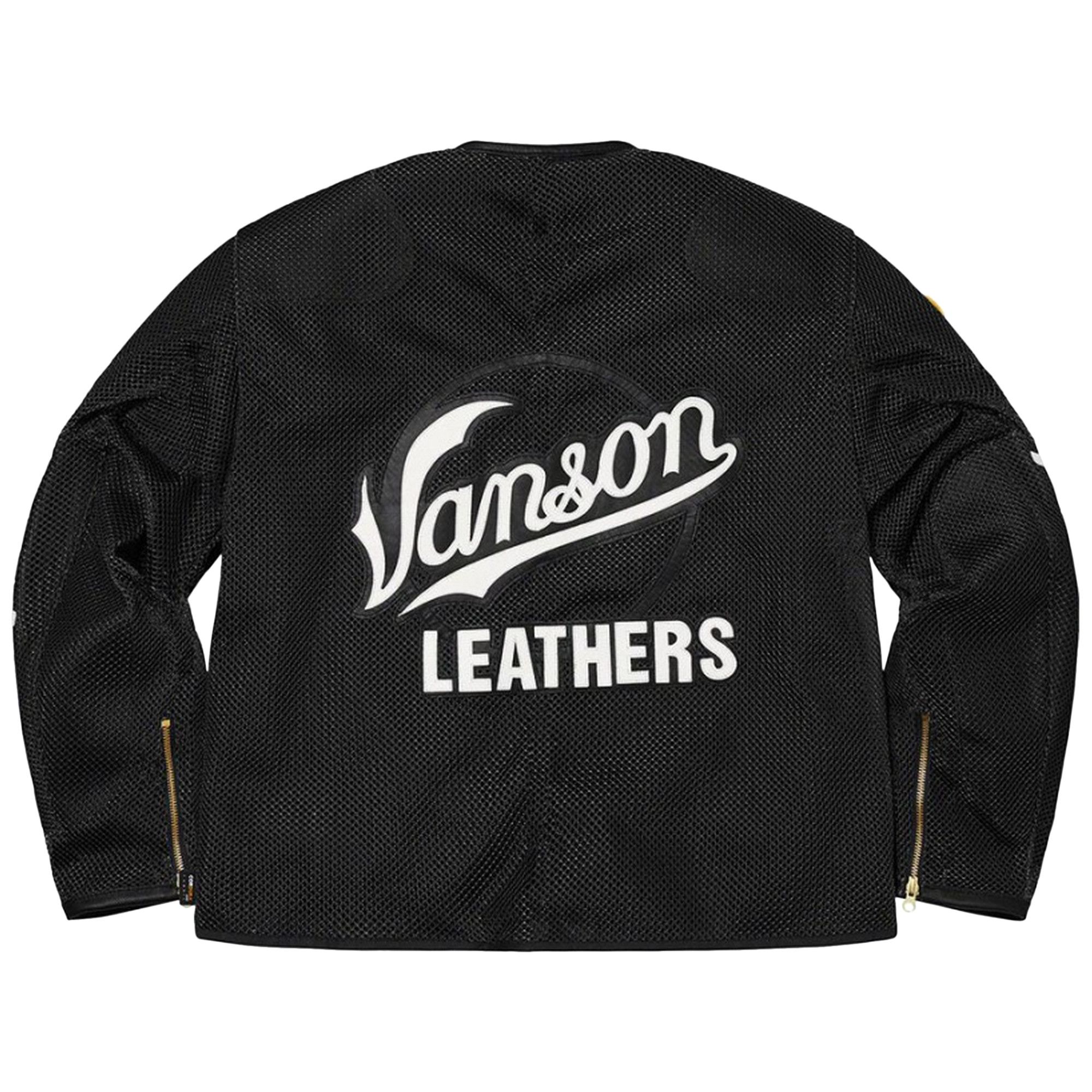 Buy Supreme x Vanson Leathers Cordura Mesh Jacket 'Black