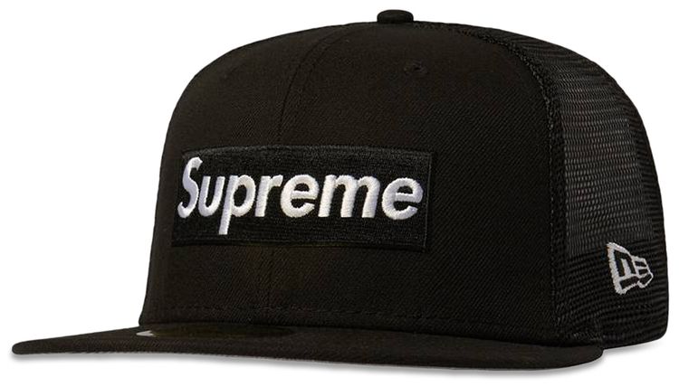 Supreme Box Logo Mesh Back New Era Black