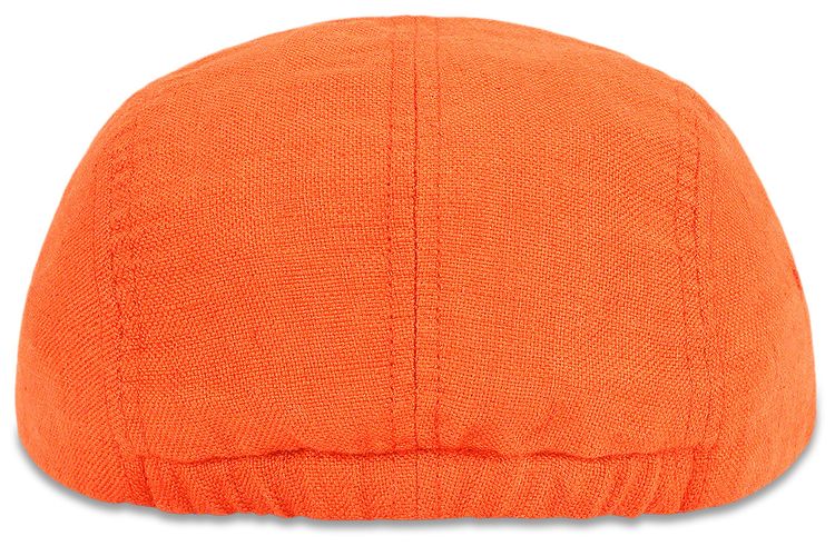 Supreme Linen Fitted Camp Cap Neon Orange