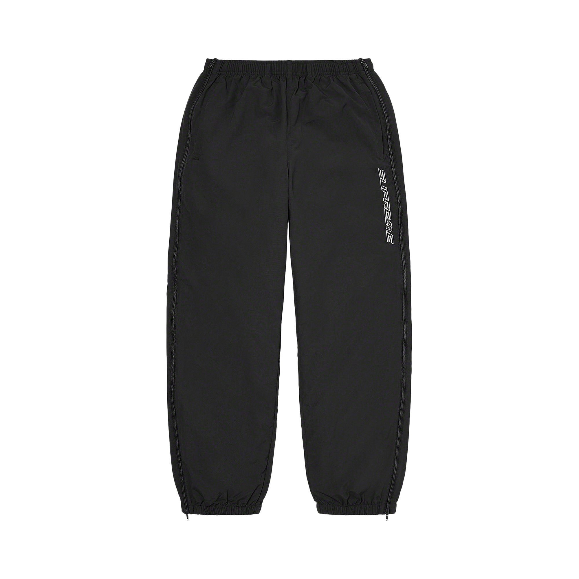 Buy Supreme Full Zip Baggy Warm Up Pant 'Black' - SS23P16 BLACK | GOAT