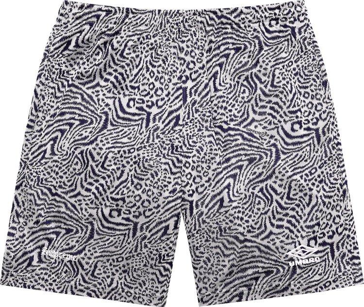 Supreme x Umbro Jacquard Animal Print Soccer Short Navy