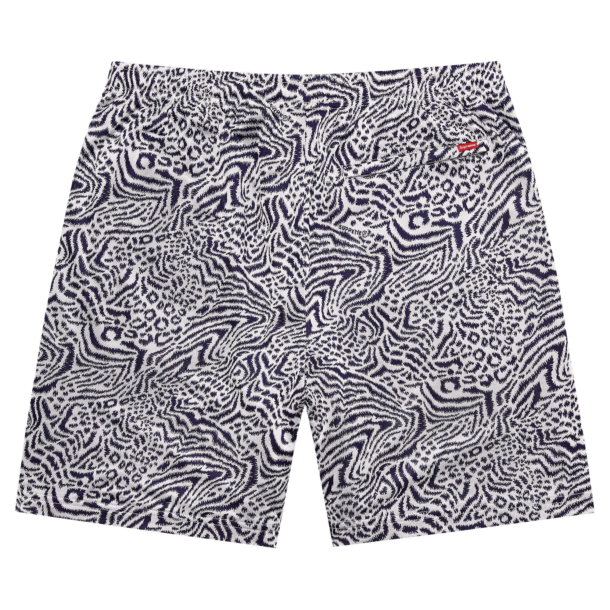 Buy Supreme x Umbro Jacquard Animal Print Soccer Short 'Navy