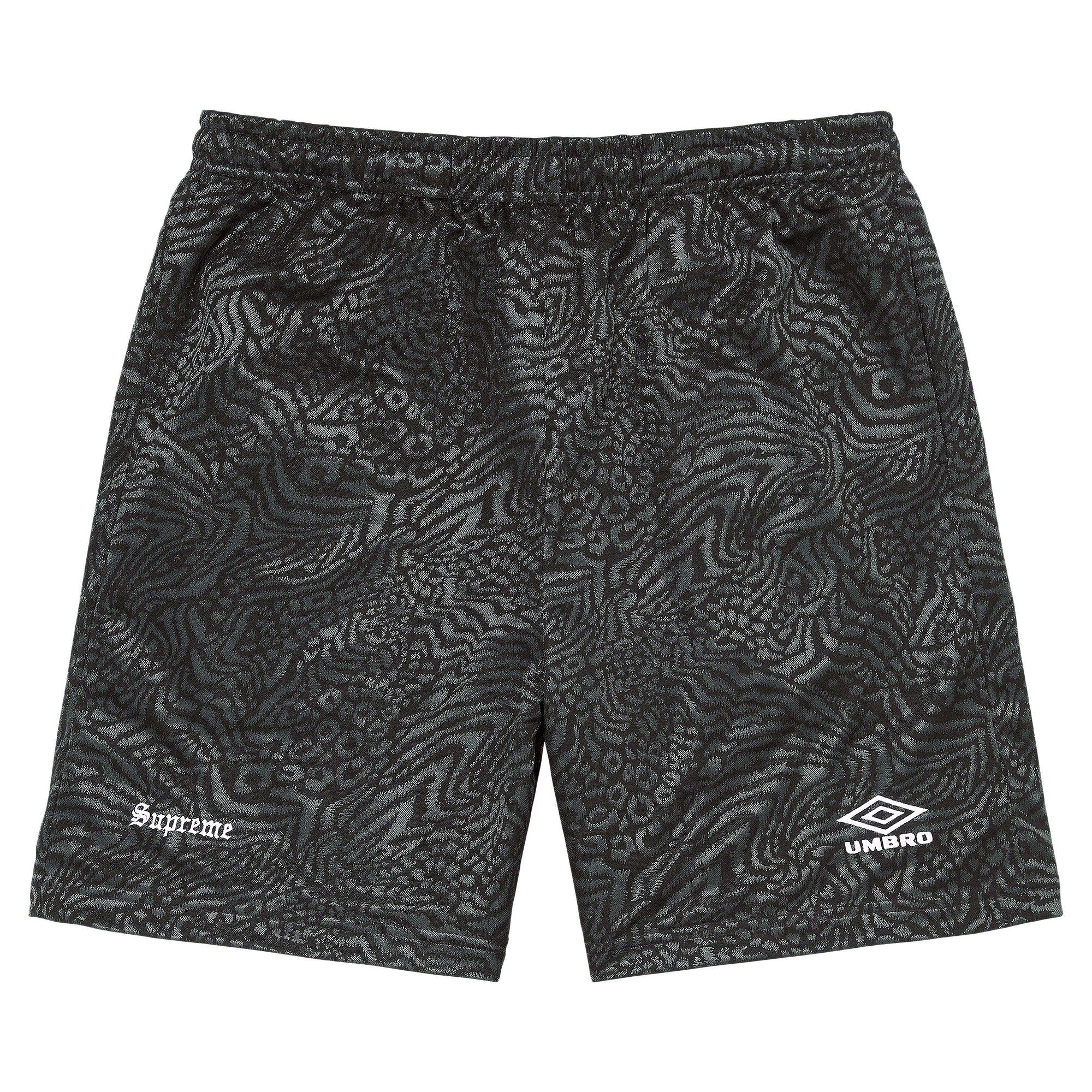 ウェア Supreme Umbro Jacquard Animal Short S Supreme Umbro Animal Jacquard Soccer Short Black – blueandcream