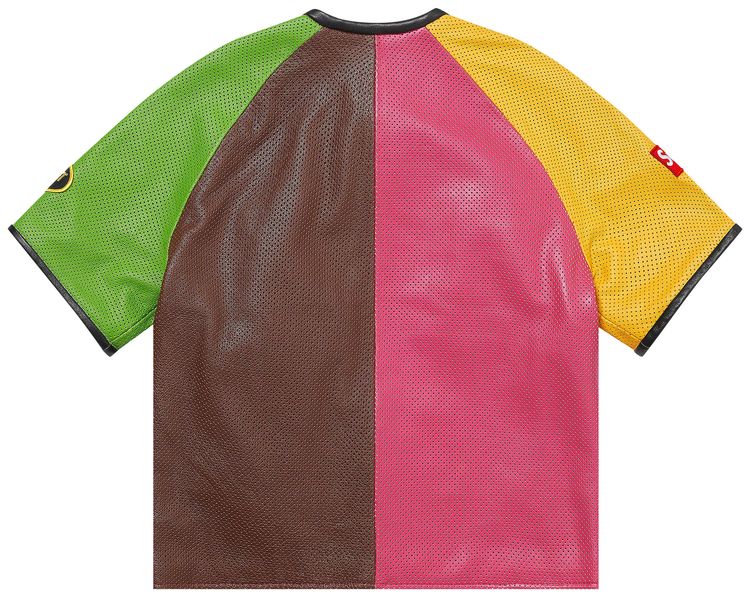 Supreme x Vanson Leathers Short Sleeve Racing Jacket Multicolor