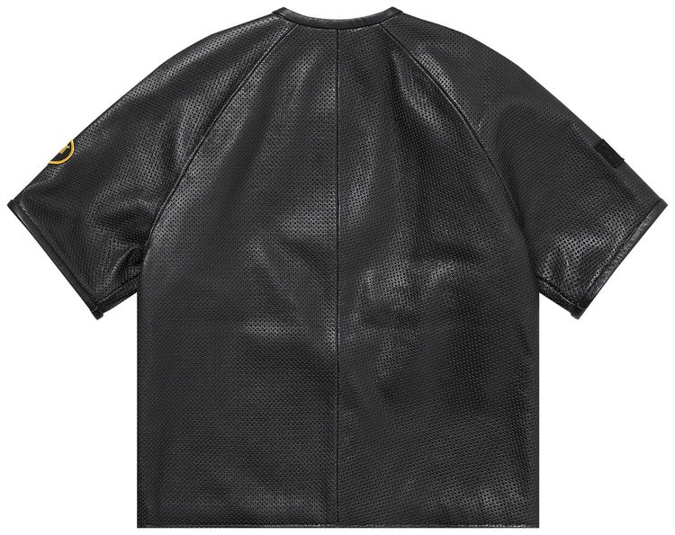 Supreme x Vanson Leathers Short Sleeve Racing Jacket Black