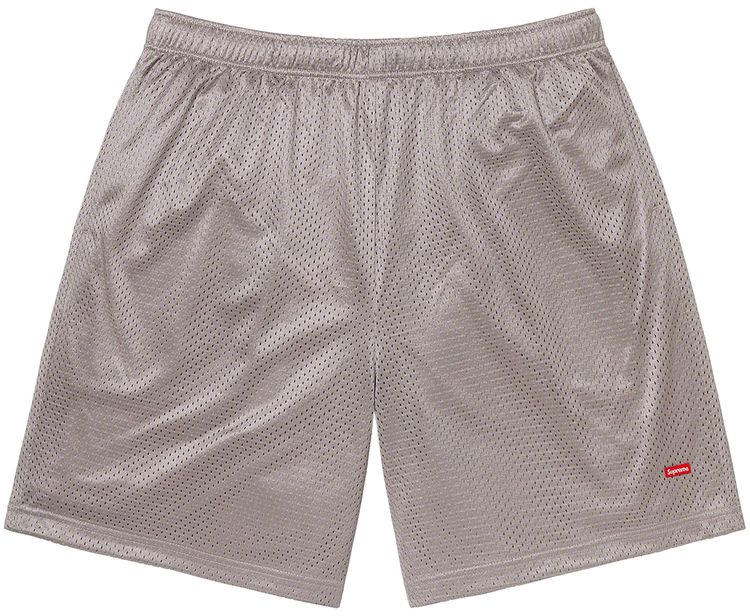 Supreme Small Box Baggy Mesh Short Grey