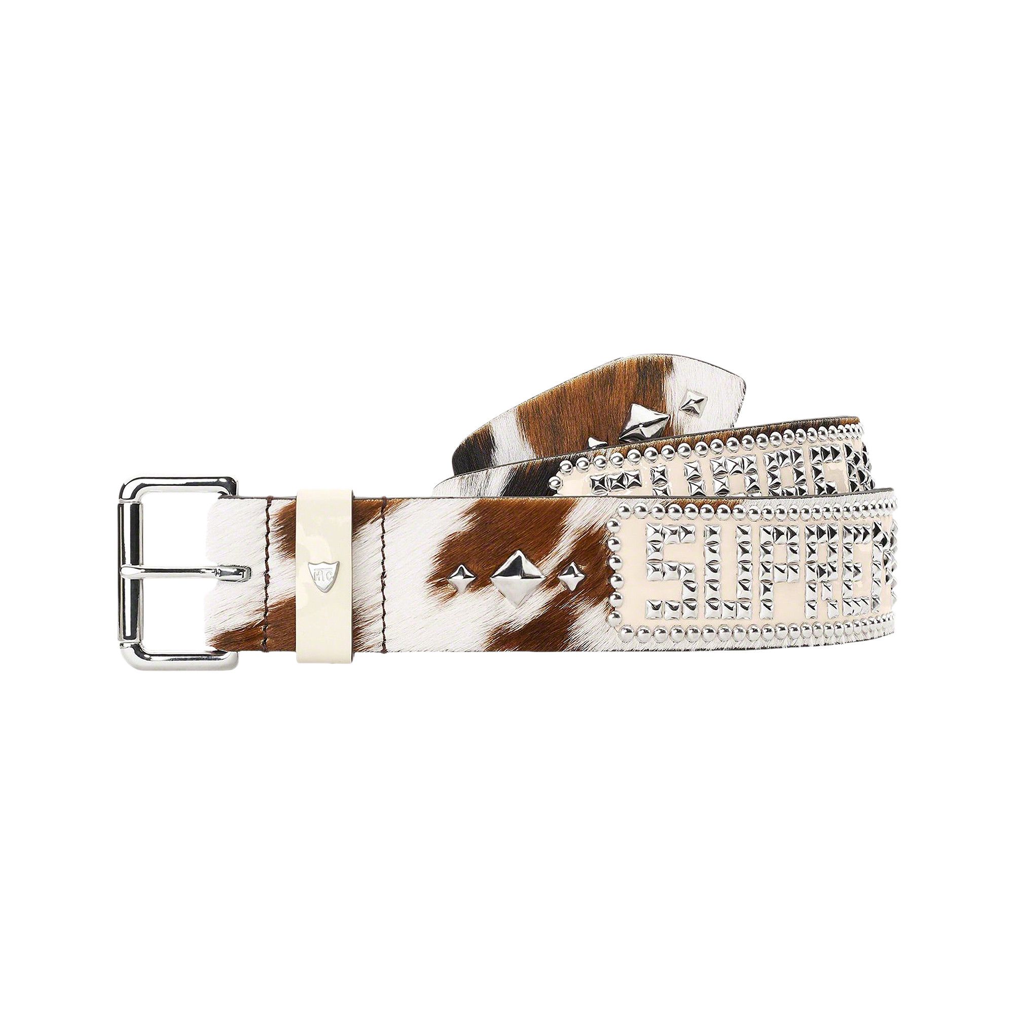 Buy Supreme x Hollywood Trading Company Studded Belt 'Cow