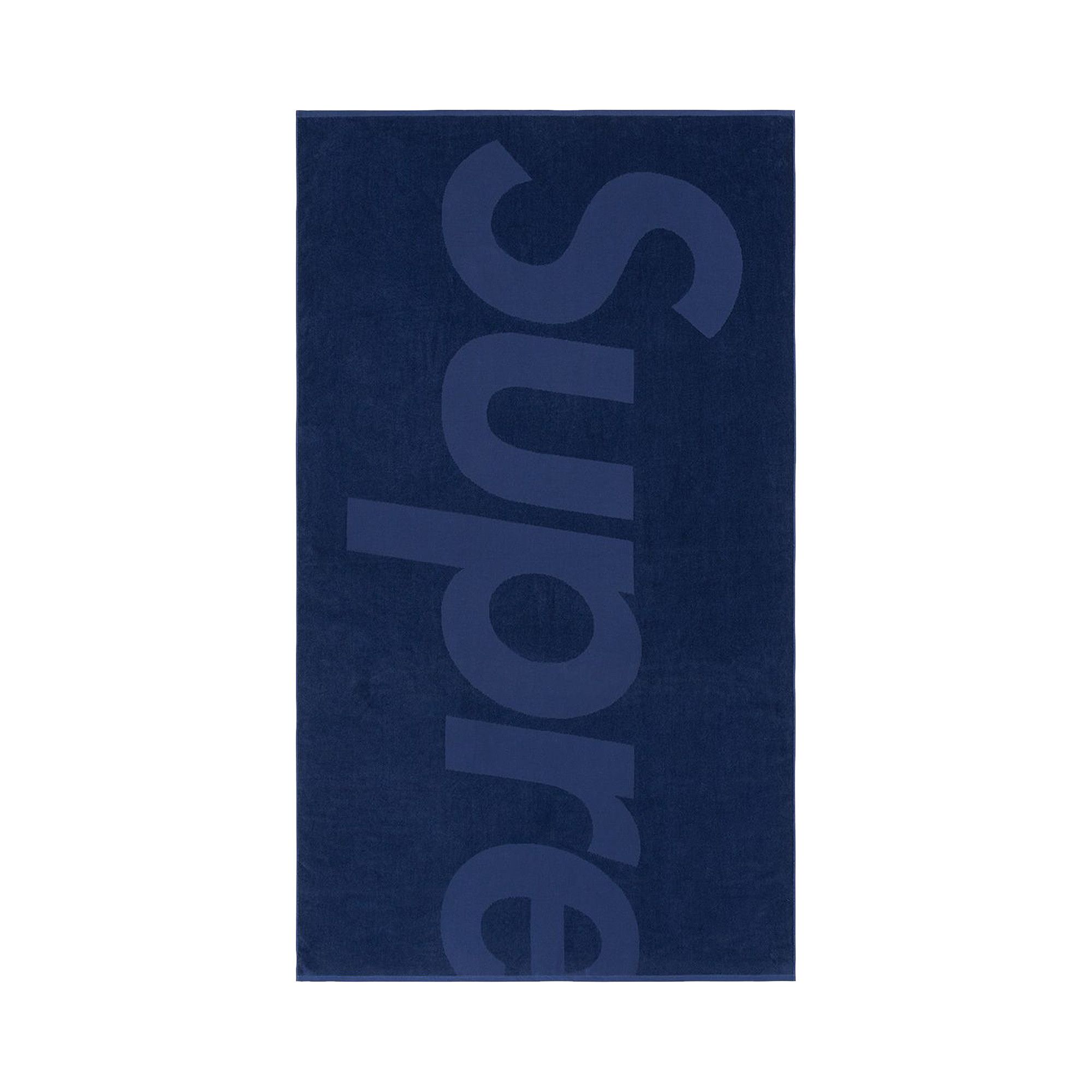 タオル Supreme Tonal Logo Towel Navy