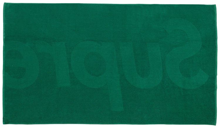 Supreme Tonal Logo Towel Green