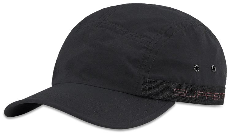 Supreme Sport Webbing Camp Cap Black