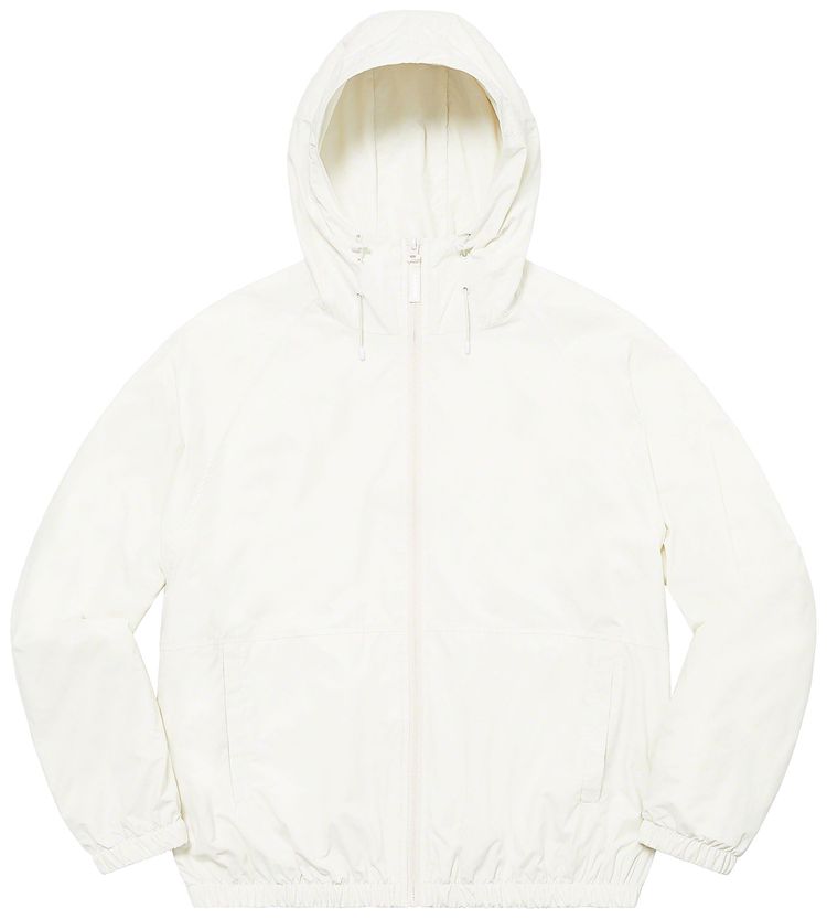 Supreme Lightweight Nylon Hooded Jacket Stone