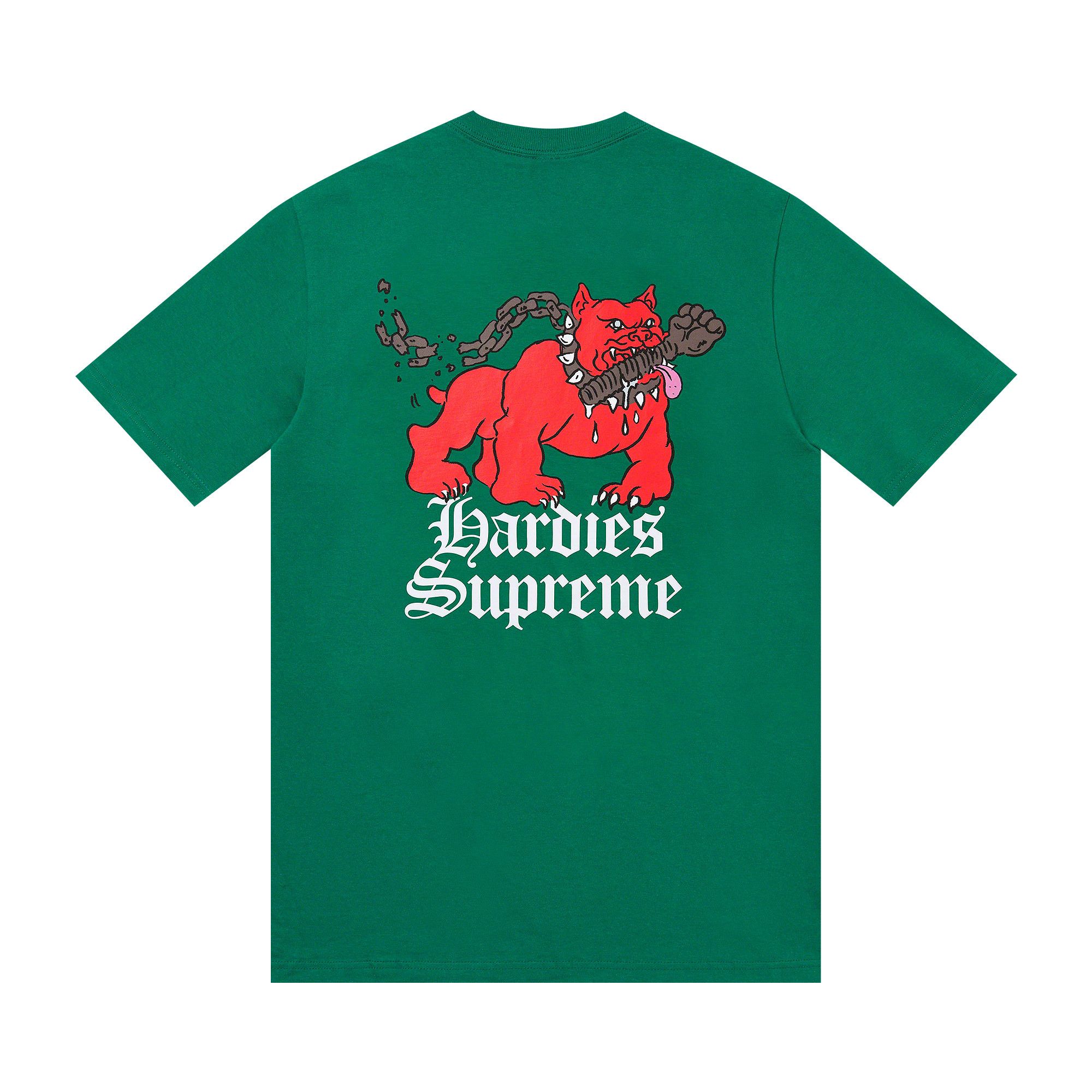 人気ブランドの新作 Dog Hardies x Supreme Buy Tee LIGHT SS23T72 - Pine' 'Light Tシャツ/カットソー(半袖/袖なし)