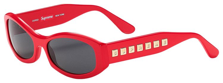 Supreme Corso Sunglasses Red