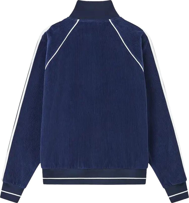 Kenzo Velvet Track Jacket Midnight Blue