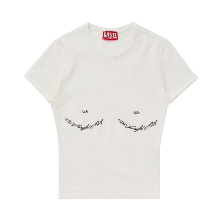 Diesel T Uncutie P2 T Shirt White