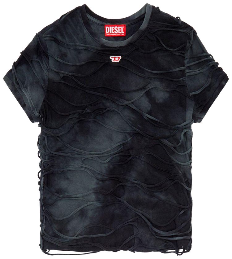 Diesel T Uncutie Long P1 T Shirt Black