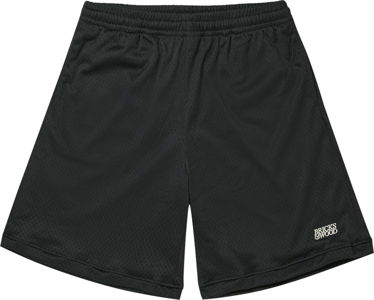 Bricks  Wood Mesh Logo Basketball Shorts Black