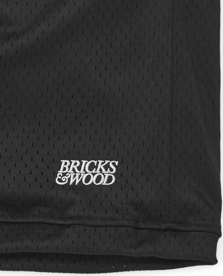 Bricks  Wood Mesh Logo Basketball Shorts Black