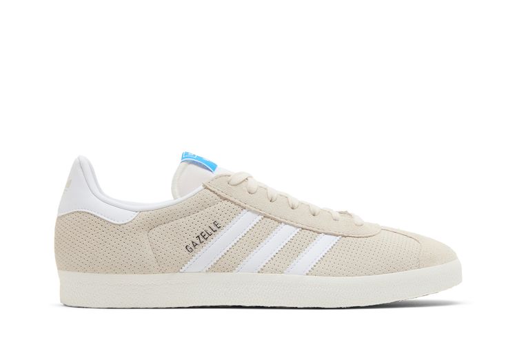 mens white leather gazelles