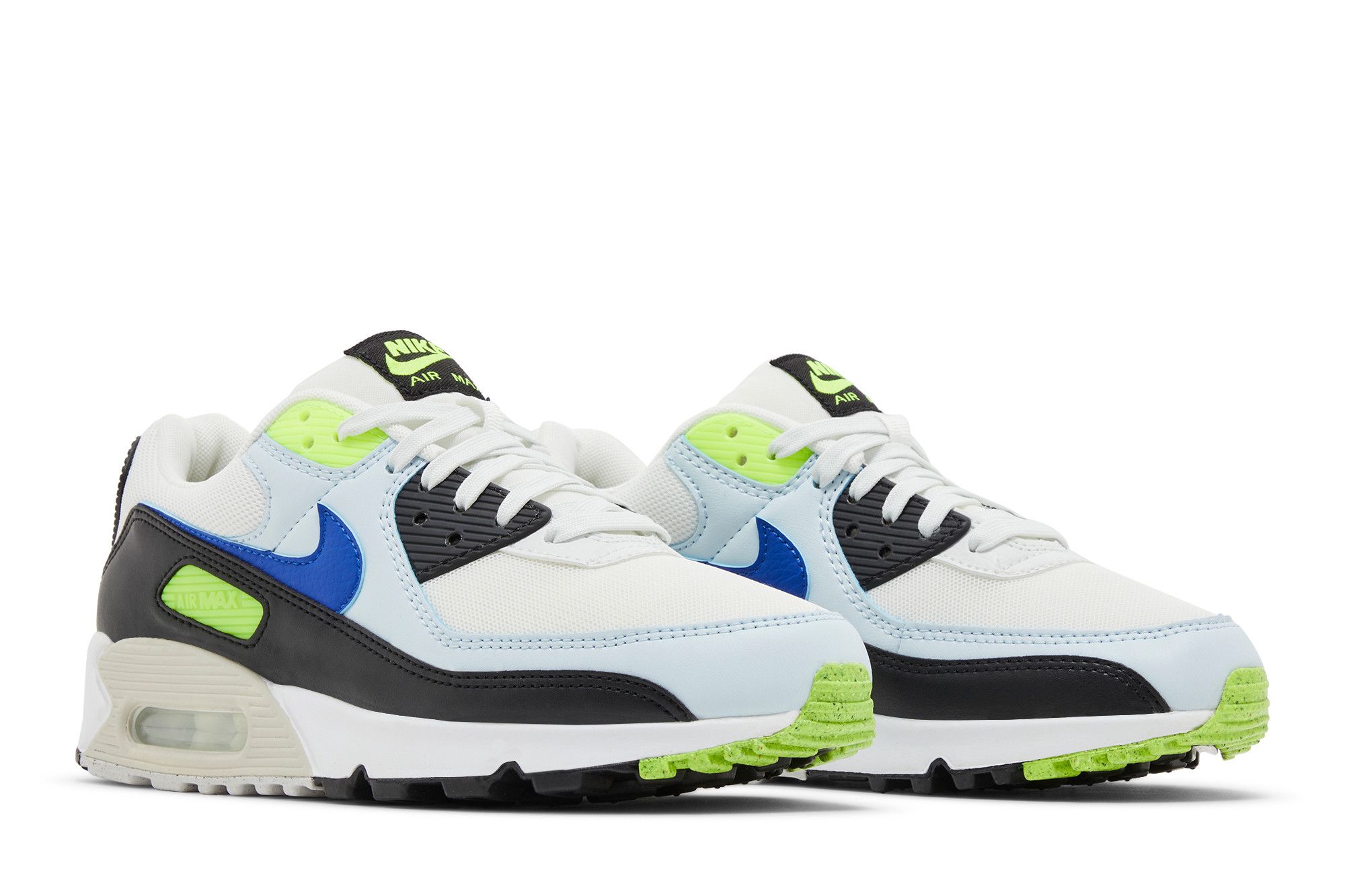 Size 10.0 Wmns Air Max 90 White Blue Tint Volt