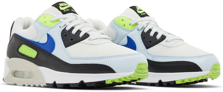 Nike Wmns Air Max 90 White Blue Tint Volt